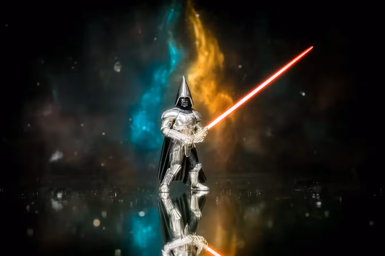 A lightsaber blade tuned to the soul of its wielder