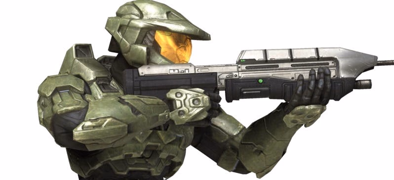 Master Chief + MA5C = magical fireworks lol